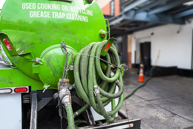 commercial kitchen grease trap receiving routine pumping in Chesterbrook PA